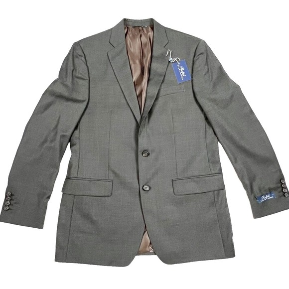 NWT Ralph Lauren Wool Suit Jacket Blazer Sport Coat NERO21RZD731 Olive 40Long